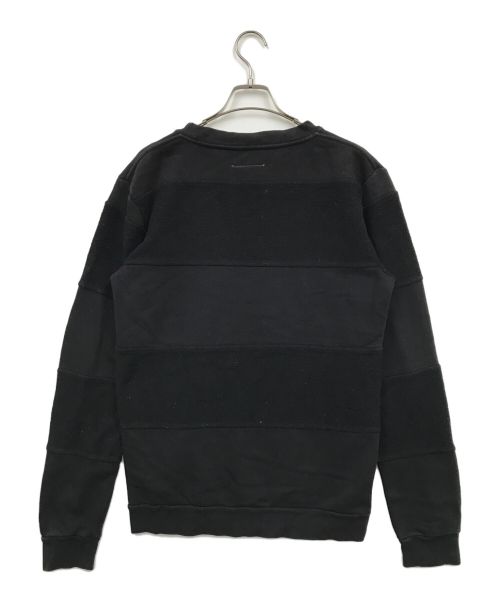 MM6 Maison Margiela（エムエムシックスメゾンマルジェラ）MM6 Maison Margiela (エムエムシックス メゾンマルジェラ) スウェット ブラック サイズ:Mの古着・服飾アイテム