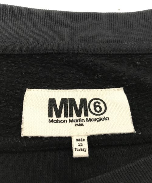 MM6 Maison Margiela（エムエムシックスメゾンマルジェラ）MM6 Maison Margiela (エムエムシックス メゾンマルジェラ) スウェット ブラック サイズ:Mの古着・服飾アイテム