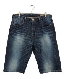 EVISU（エヴィス）の古着「カモメペイントデニムハーフパンツ」｜インディゴ