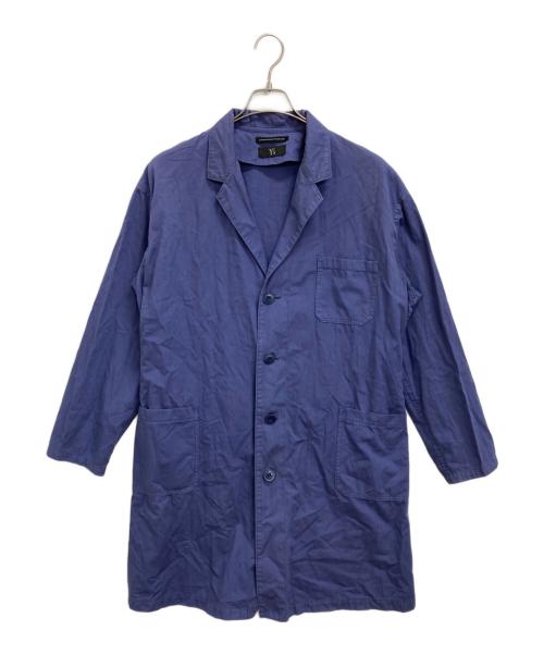 Y's（ワイズ）Y's (ワイズ) リネンブレンドショップコート ブルー サイズ:Mの古着・服飾アイテム