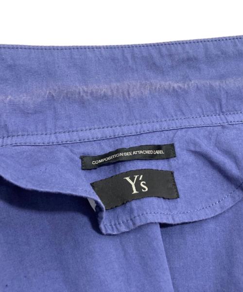 Y's（ワイズ）Y's (ワイズ) リネンブレンドショップコート ブルー サイズ:Mの古着・服飾アイテム