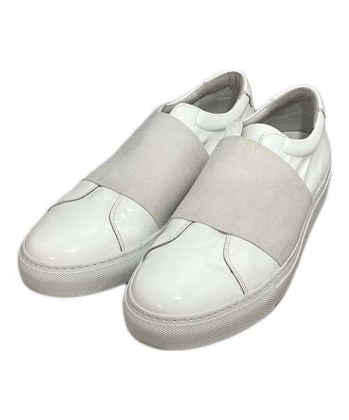 national standard（ナショナルスタンダード）national standard (ナショナルスタンダード) daboro (ダボロ) エナメルスリッポン ホワイト サイズ:43の古着・服飾アイテム