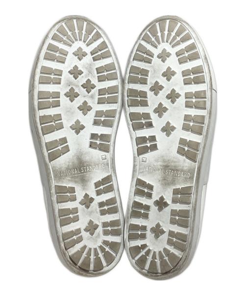 national standard（ナショナルスタンダード）national standard (ナショナルスタンダード) daboro (ダボロ) エナメルスリッポン ホワイト サイズ:43の古着・服飾アイテム