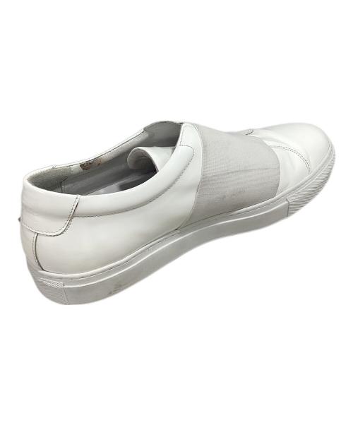 national standard（ナショナルスタンダード）national standard (ナショナルスタンダード) daboro (ダボロ) エナメルスリッポン ホワイト サイズ:43の古着・服飾アイテム