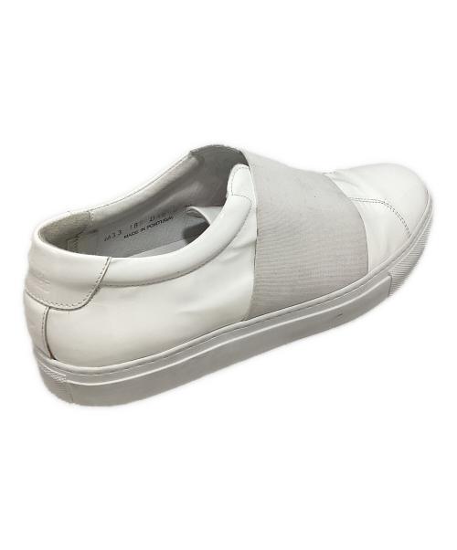 national standard（ナショナルスタンダード）national standard (ナショナルスタンダード) daboro (ダボロ) エナメルスリッポン ホワイト サイズ:43の古着・服飾アイテム