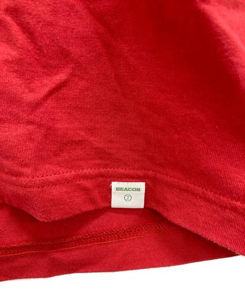 kolor/BEACON（カラービーコン）kolor/BEACON (カラービーコン) プリントTシャツ レッド サイズ:2の古着・服飾アイテム