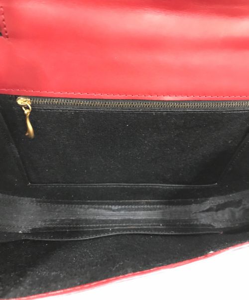 LANVIN（ランバン）LANVIN (ライバン) ショルダーバッグ レッドの古着・服飾アイテム