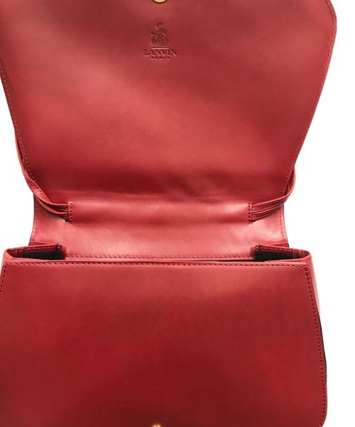 LANVIN（ランバン）LANVIN (ライバン) ショルダーバッグ レッドの古着・服飾アイテム