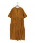 CLANE（クラネ）の古着「ブラウスワンピース」｜ブラウン