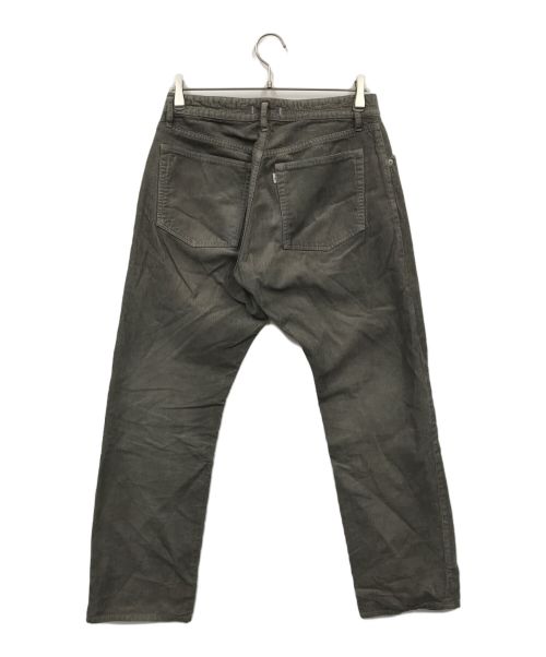 nonnative（ノンネイティブ）nonnative (ノンネイティブ) DWELLER 5P JEANS 03 COTTON CORD OVERDYED グレー サイズ:1の古着・服飾アイテム