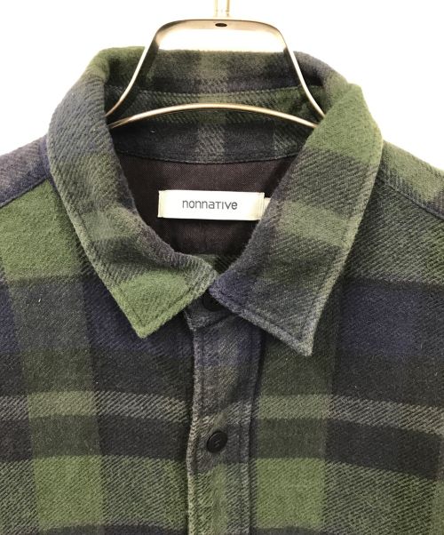 nonnative（ノンネイティブ）nonnative (ノンネイティブ) WORKER SHIRT JACKET グリーン サイズ:2の古着・服飾アイテム