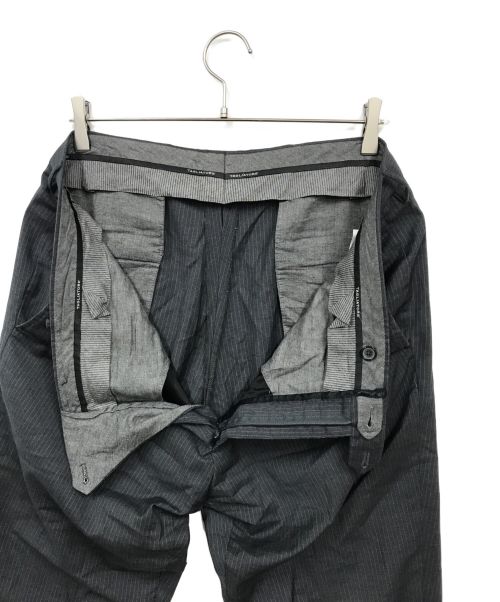 TAGLIATORE（タリアトーレ）TAGLIATORE (タリアトーレ) SARTORIALE 2Bストライプセットアップスーツ グレー サイズ:52の古着・服飾アイテム