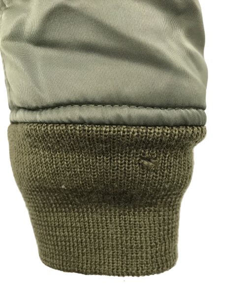 G.V.G.V（ジーヴィージーヴィー）G.V.G.V (ジーヴィージーヴィー) レースアップデザインブルゾン グリーン サイズ:34の古着・服飾アイテム