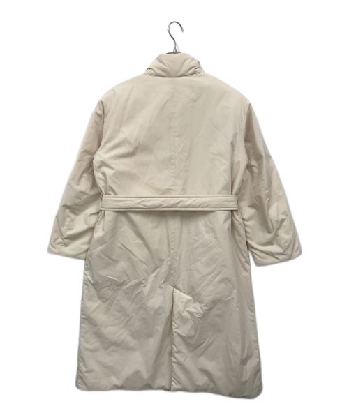 SHIPS any（シップスエニィ）SHIPS any (シップスエニィ) THERMORE パフ スタンドカラー ロング コー ホワイト サイズ:Fの古着・服飾アイテム