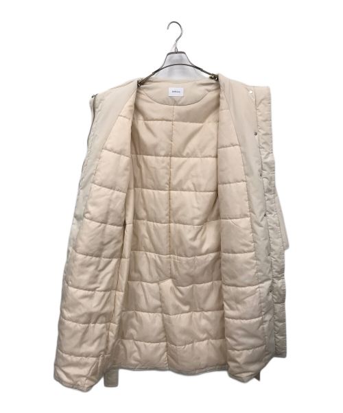 SHIPS any（シップスエニィ）SHIPS any (シップスエニィ) THERMORE パフ スタンドカラー ロング コー ホワイト サイズ:Fの古着・服飾アイテム