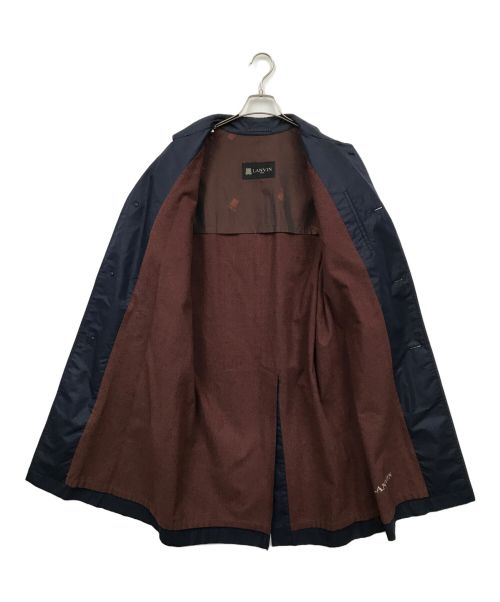 LANVIN（ランバン）LANVIN (ライバン) トレンチコート ネイビー サイズ:表記なしの古着・服飾アイテム