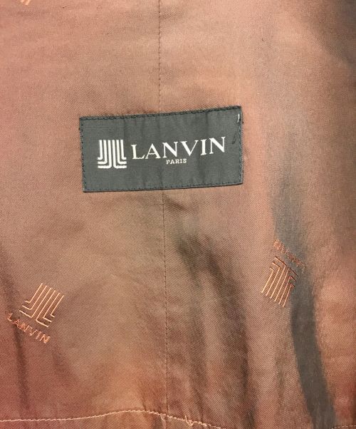 LANVIN（ランバン）LANVIN (ライバン) トレンチコート ネイビー サイズ:表記なしの古着・服飾アイテム