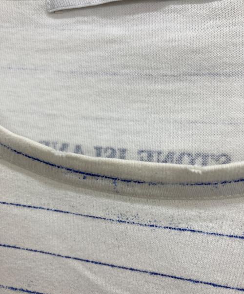 STONE ISLAND（ストーンアイランド）STONE ISLAND (ストーンアイランド) ボーダーポケットTシャツ ホワイト サイズ:Mの古着・服飾アイテム