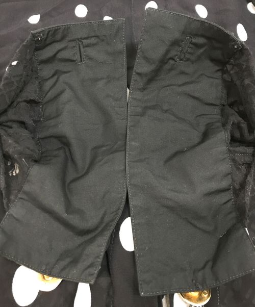 GIANNI VERSACE（ジャンニ・ヴェルサーチ）GIANNI VERSACE (ジャンニ・ヴェルサーチ) 切替シアーシャツ ブラック サイズ:38の古着・服飾アイテム