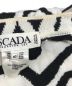 中古・古着 ESCADA (エスカーダ) ゼブラ柄ニット ホワイト サイズ:40：2000円
