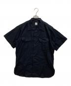 ANATOMICAアナトミカ）の古着「S/Sオフィサーシャツ」｜ネイビー