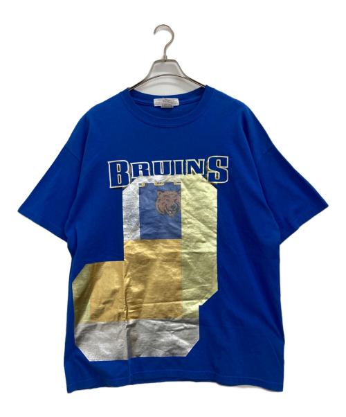 YUKI FUJISAWA（ユキ フジサワ）YUKI FUJISAWA (ユキ フジサワ) オーバープリントTシャツ ブルー サイズ:表記なしの古着・服飾アイテム