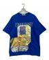 YUKI FUJISAWA（ユキ フジサワ）の古着「オーバープリントTシャツ」｜ブルー