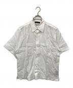 CABANキャバン）の古着「リネンボックスシャツ」｜ホワイト