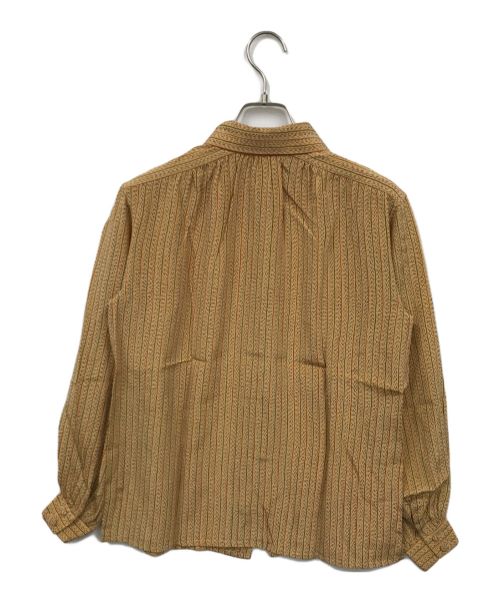 Christian Dior（クリスチャン ディオール）Christian Dior (クリスチャン ディオール) シルクシャツ ベージュ サイズ:Mの古着・服飾アイテム