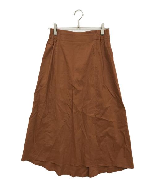 theory（セオリー）theory (セオリー) Eco Crunch Wash Elastic Tulip SK ブラウン サイズ:Sの古着・服飾アイテム