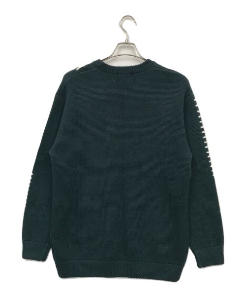 LOVELESS（ラブレス）LOVELESS (ラブレス) ステッチデザインニット グリーン サイズ:M 未使用品の古着・服飾アイテム
