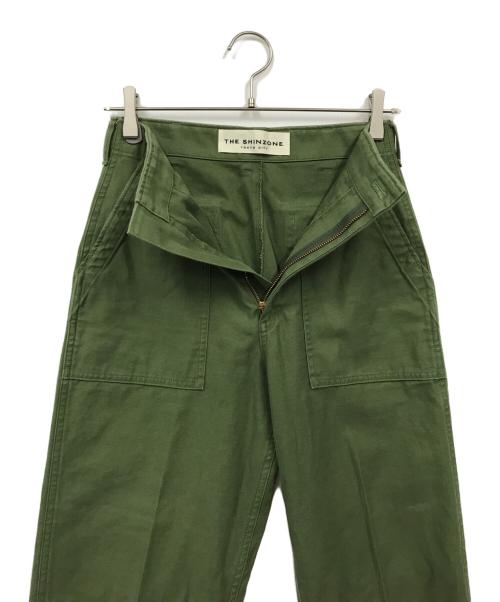 THE SHINZONE（ザ シンゾーン）THE SHINZONE (ザ シンゾーン) ベイカーパンツ グリーン サイズ:34の古着・服飾アイテム