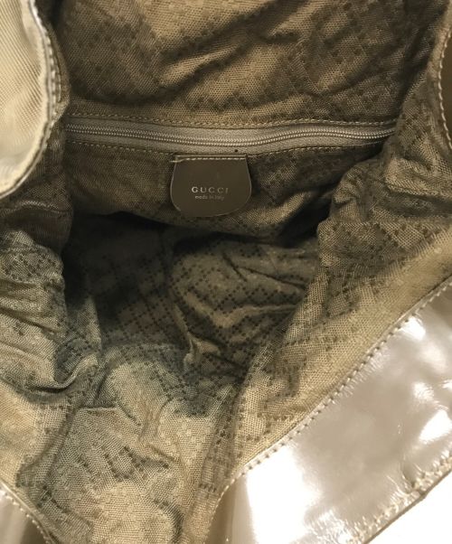 GUCCI（グッチ）GUCCI (グッチ) バンブー2WAYバッグ グリーンの古着・服飾アイテム