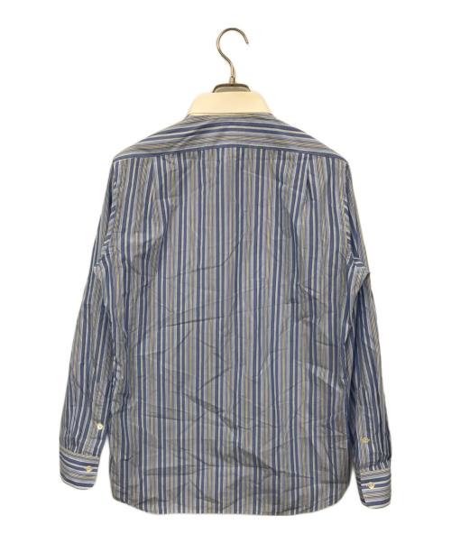 POLO RALPH LAUREN（ポロ・ラルフローレン）POLO RALPH LAUREN (ポロ・ラルフローレン) ストライプシャツ ブルー サイズ:Sの古着・服飾アイテム