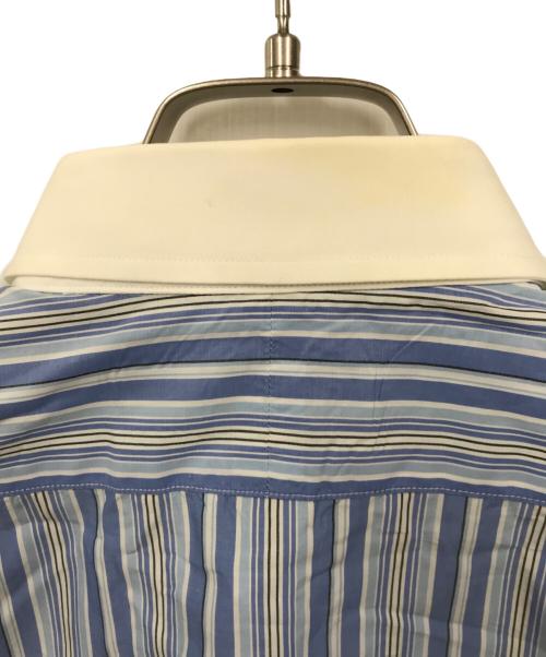 POLO RALPH LAUREN（ポロ・ラルフローレン）POLO RALPH LAUREN (ポロ・ラルフローレン) ストライプシャツ ブルー サイズ:Sの古着・服飾アイテム