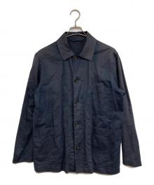 MARGARET HOWELL（マーガレットハウエル）の古着「PROOFED FINE COTTON POPLIN」｜ネイビー