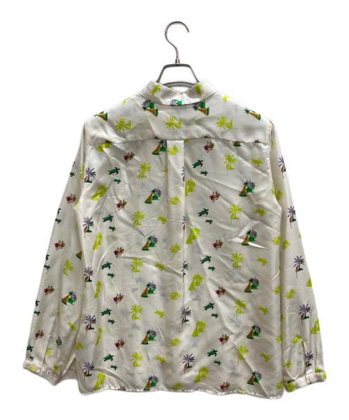 ETRO（エトロ）ETRO (エトロ) 総柄シャツ アイボリー サイズ:46の古着・服飾アイテム