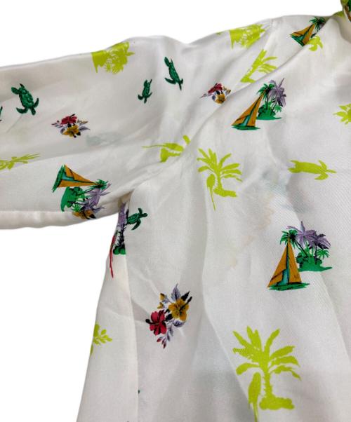 ETRO（エトロ）ETRO (エトロ) 総柄シャツ アイボリー サイズ:46の古着・服飾アイテム