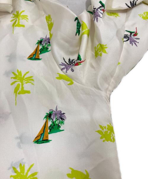 ETRO（エトロ）ETRO (エトロ) 総柄シャツ アイボリー サイズ:46の古着・服飾アイテム