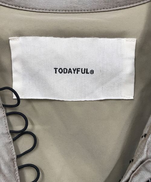 TODAYFUL（トゥデイフル）TODAYFUL (トゥデイフル) ワンピース ベージュ サイズ:38の古着・服飾アイテム