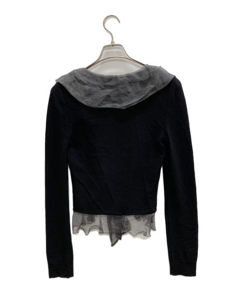 EMPORIO ARMANI（エンポリオ アルマーニ）EMPORIO ARMANI (エンポリオアルマーニ) カーディガン ブラック サイズ:42の古着・服飾アイテム