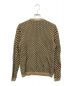 EMPORIO ARMANI (エンポリオアルマーニ) 総柄ニット ブラウン サイズ:40：7000円