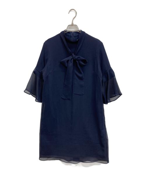 AKIRA NAKA（アキラナカ）AKIRA NAKA (アキラナカ) ブラウスワンピース ネイビー サイズ:1の古着・服飾アイテム