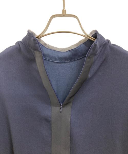 AKIRA NAKA（アキラナカ）AKIRA NAKA (アキラナカ) ブラウスワンピース ネイビー サイズ:1の古着・服飾アイテム