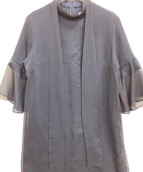 AKIRA NAKA（アキラナカ）AKIRA NAKA (アキラナカ) ブラウスワンピース ネイビー サイズ:1の古着・服飾アイテム