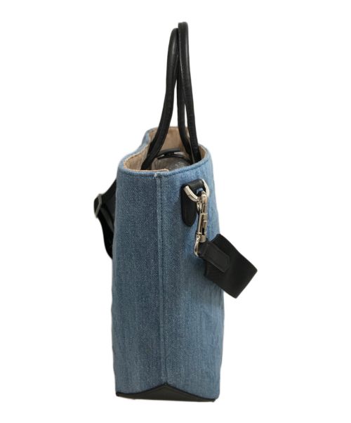 N°21（ヌメロヴェントゥーノ）N°21 (ヌメロヴェントゥーノ) 2WAYバッグ ブルーの古着・服飾アイテム