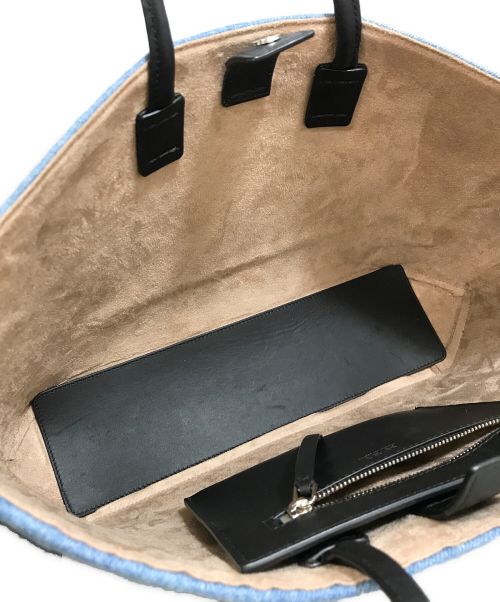 N°21（ヌメロヴェントゥーノ）N°21 (ヌメロヴェントゥーノ) 2WAYバッグ ブルーの古着・服飾アイテム