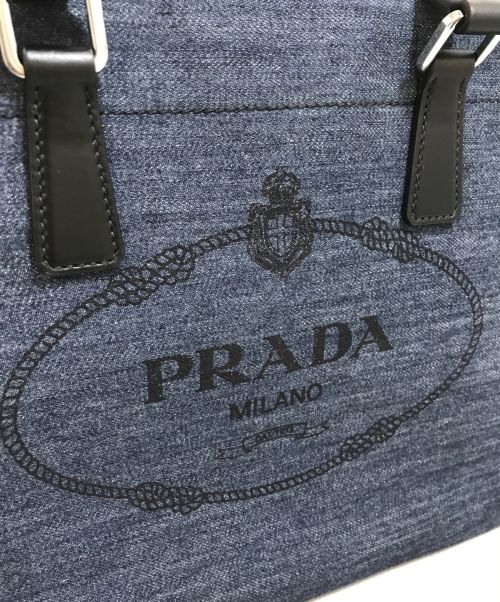 PRADA（プラダ）PRADA (プラダ) カナパトートバッグ ネイビー サイズ:-の古着・服飾アイテム