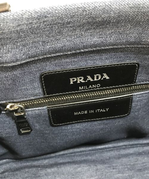PRADA（プラダ）PRADA (プラダ) カナパトートバッグ ネイビー サイズ:-の古着・服飾アイテム