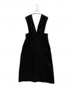 machattマチャット）の古着「サロペット」｜ブラック